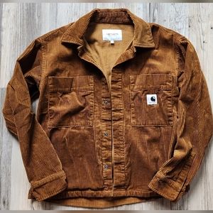 Brand new Carhartt WIP brown corduroy women's jacket size S